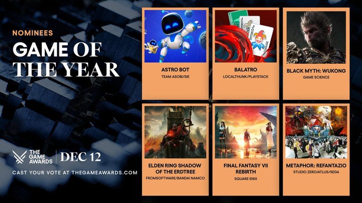 بهترین بازی سال game awards 2024