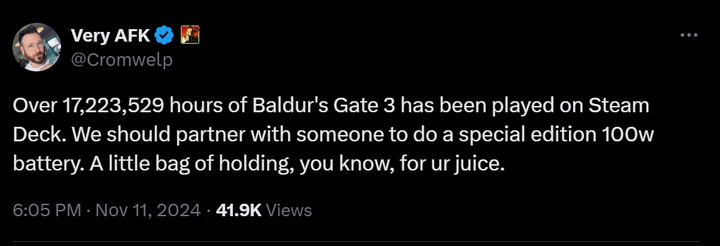 خبر تجربه بازی Baldur’s Gate 3 بر روی استیم دک